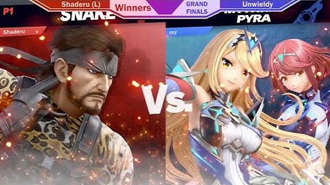 Shaderu (Snake) Vs UnWieldy (Pyra/Mythra) Grand Finals, FSC Smash Series #2