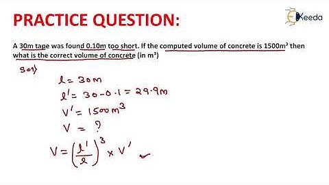 4th Numerical of Faulty Chain | Linear Measurements | Geomatics Engineering - GATE