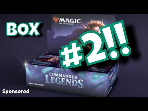 commander legends 2 draft booster box Wizards of the Coast Magic: The Gathering | 24 Booster Packs (480 Cards) | Legends Per Pack etched cards with beautiful metallic frames Magic The Gathering Commander Legends
