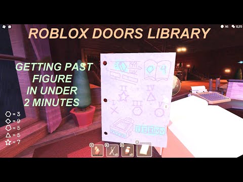 Beating Library in 2 minutes Roblox Doors 