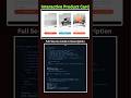 Build an Interactive Product Card with HTML & CSS | Short Tutorial