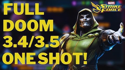Full Doom 3.4 Run From Start To Finish! How To One Shot Every Node! | MARVEL Strike Force | MSF