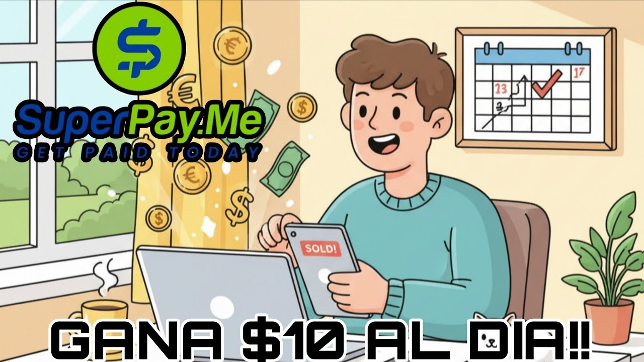 3 formas de Generar ingresos extra con  SuperPay (10dollars al día )