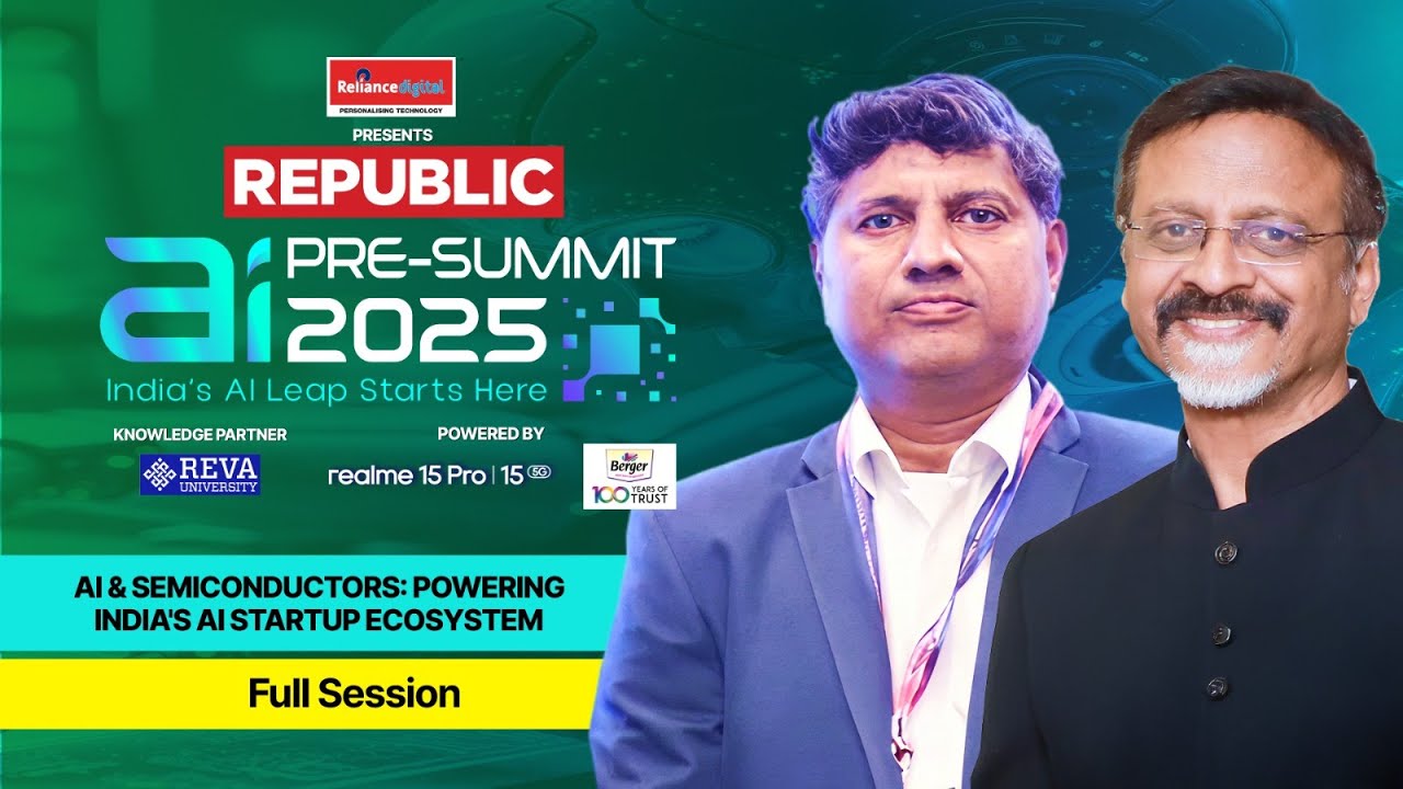 AI Pre Summit 2025 Parag Naik, Dr  Satya Gupta On AI & Semi Conductors Powering AI Startups