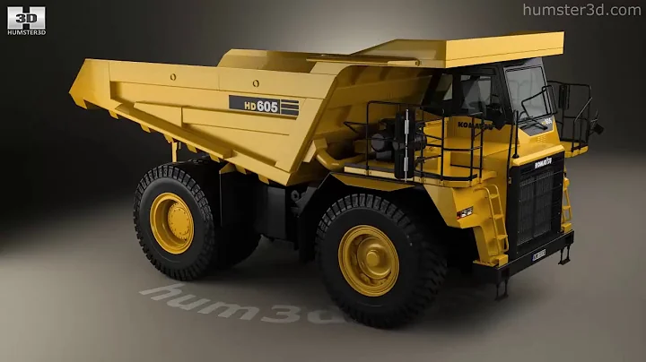 Komatsu HD605 Dump Truck 2009 3D model by 3DModels.org
