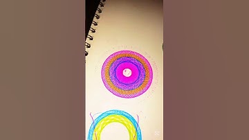 new colourful spirograph art #spirograph design #art work #spirograph drawing #apirograph artist