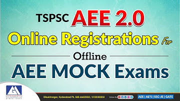 OFFLINE AEE-MOCK EXAM REGISTRATION IN ONLINE  | GM ACADEMY | APPSC & TSPSC | AEE, AE & POLY. LECT