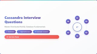 Cassandra Interview Questions | Distributed NoSQL Database Fundamentals Explained