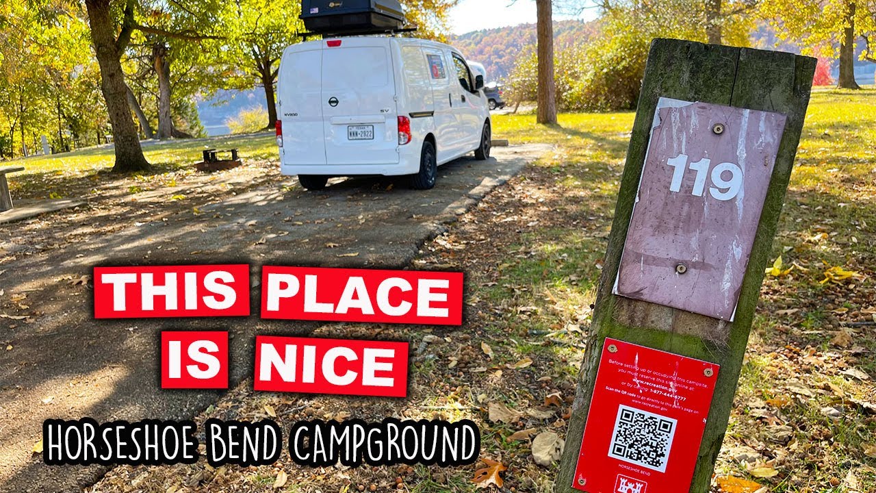 Van Life At Horseshoe Bend Campground Arkansas Camping YouTube