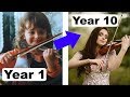 10 Years Violin Progress - From Beginner to Professional