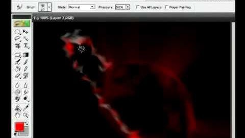 Photoshop tutorial - Exploding planet