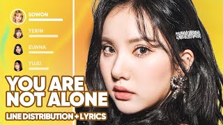 GFRIEND - You Are Not Alone (Line Distribution + Lyrics Color Coded) PATREON REQUESTED