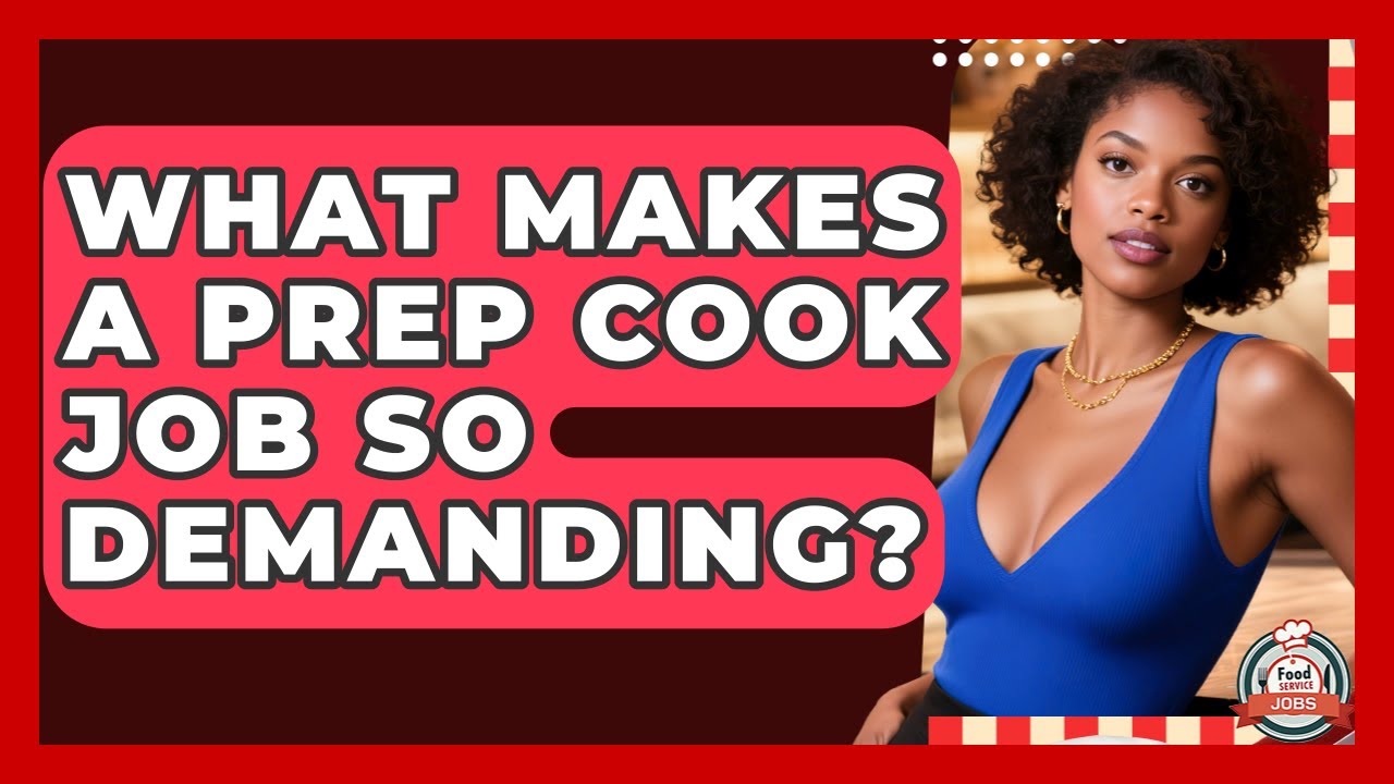What Makes A Prep Cook Job So Demanding? - Food Service Jobs