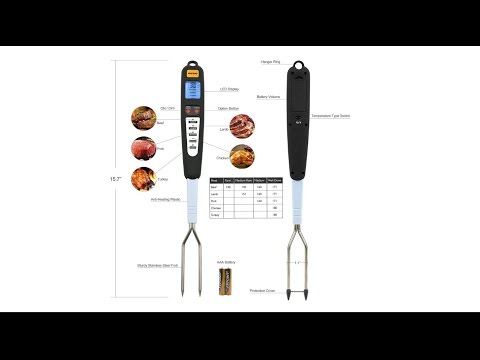 Ankway Meat Thermometer Fork Kitchen Gadget 