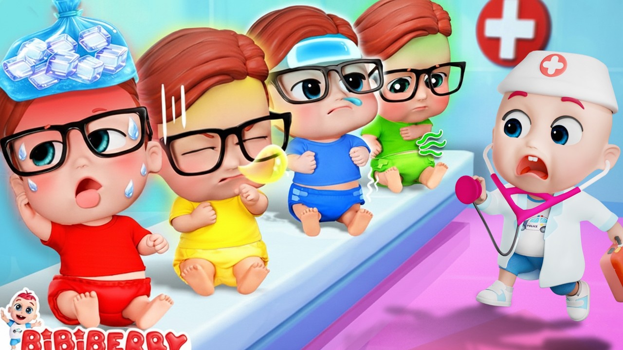 Doctor Check Up Song | Take Care of Sick Babies | BiBiBerry | Kids Songs & Nursery Rhymes