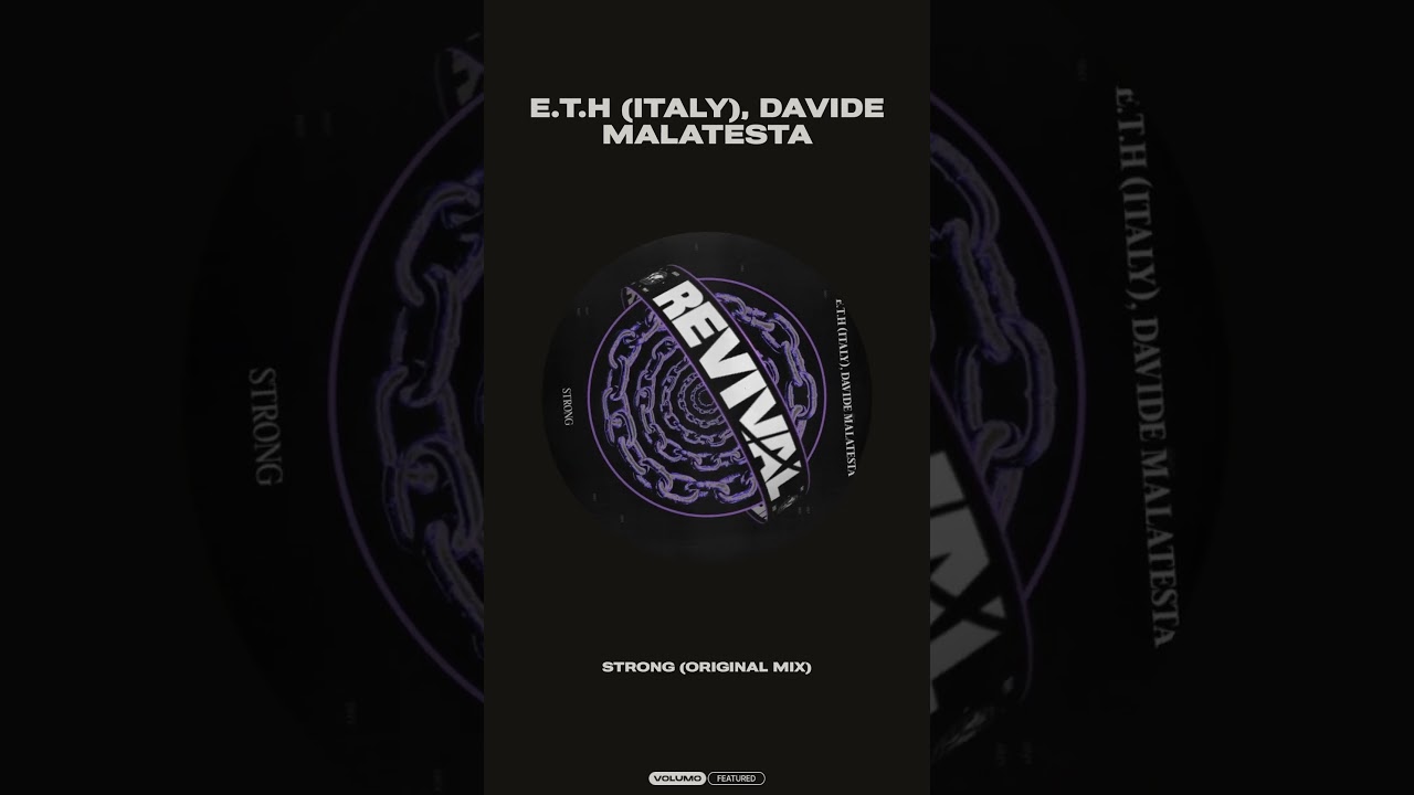 Guarda E.T.H (Italy), Davide Malatesta — Strong (Original Mix) | Tech House 2026 su YouTube Guarda E.T.H (Italy), Davide Malatesta — Strong (Original Mix) | Tech House 2026 su YouTube