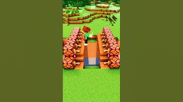 How to Build an Automatic Bridge in SECONDS! #Minecraft