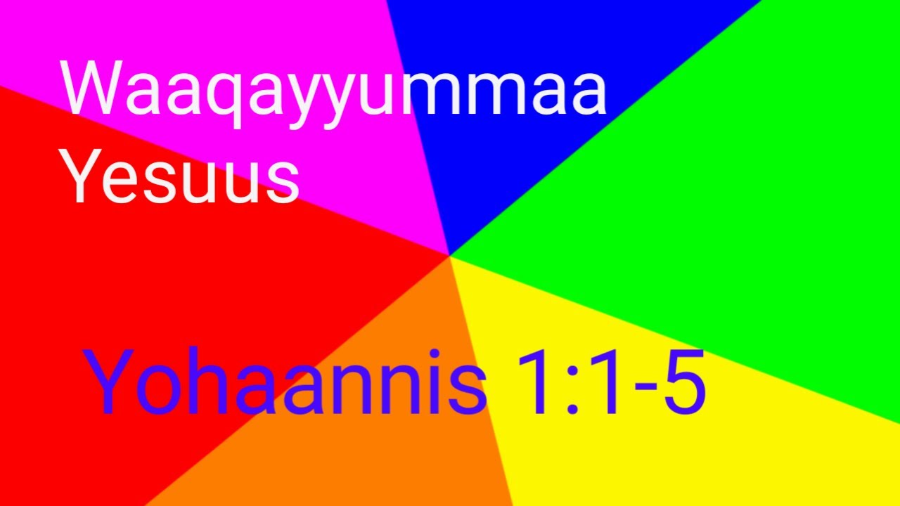 01. QOO'ANNA WANGEELA YOHAANNIS 1:1-5