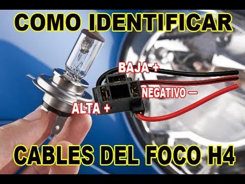 como identificar los cables para instalar un socker de foco de carro