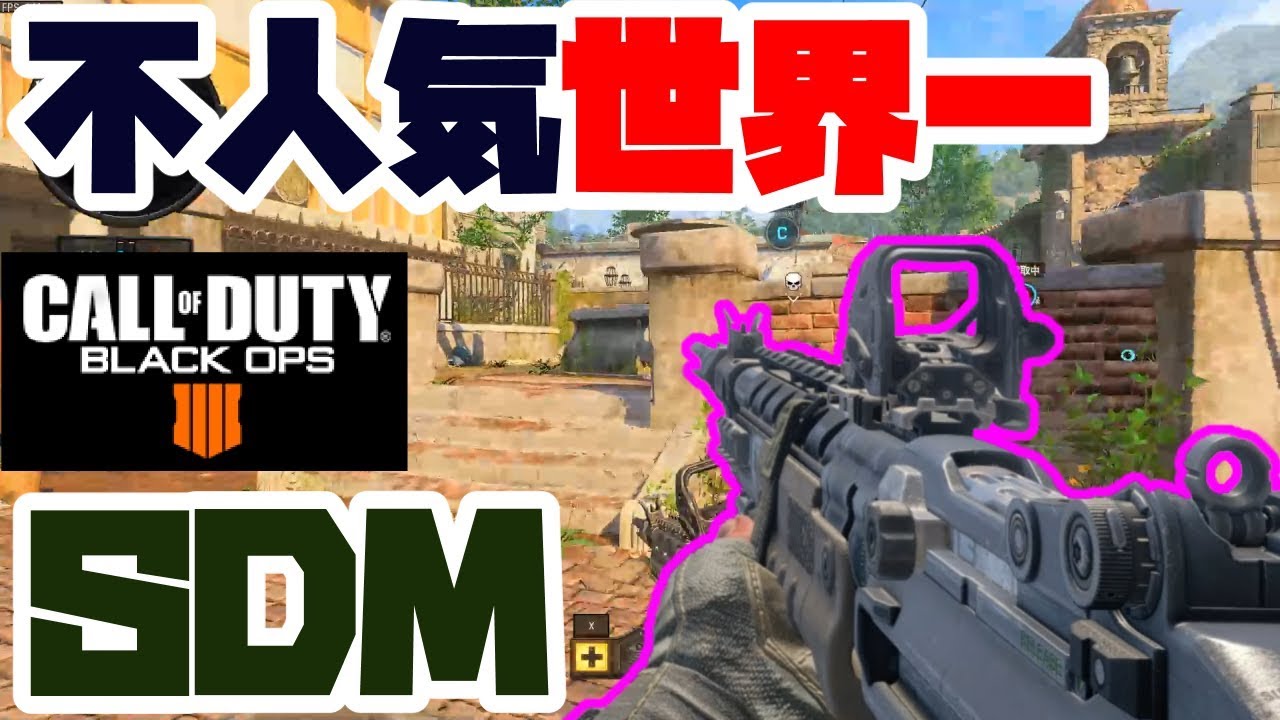 不人気すぎるスナイパーsdmがヤバすぎる件 Cod Bo4 Tanaka90 Youtube