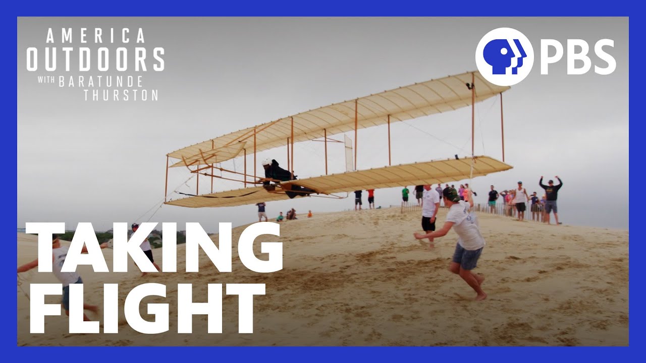 Flying a 1902 Wright Brothers Glider in Kitty Hawk PBS YouTube