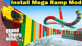 How to install Mega Ramp mod in GTA 5 in Hindi | Mega Ramp on GTA 5