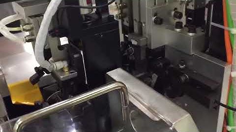 Heat shrink tube inserting wire crimping and wire twisted tinning machine video