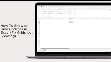 How To Show or Hide Gridlines in Excel (Fix Grids Not Showing)