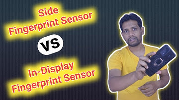 Side Mounted Fingerprint Sensor✅❌ vs In Display Fingerprint Sensor❌✅
