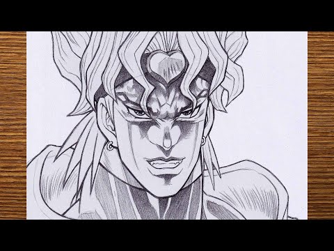 How To Draw Dio (Back), Step By Step