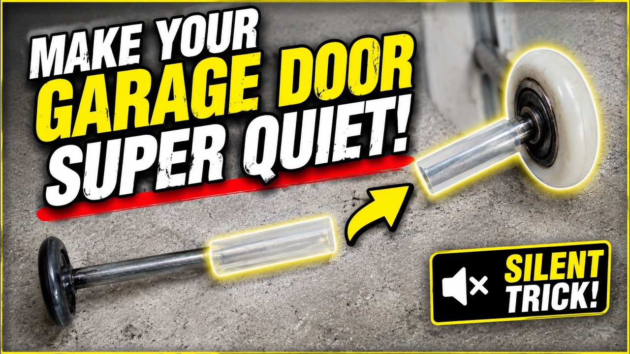 YouTube thumbnail for “The $10 Garage Door Trick That Changed Everything” by Deanin' It Yourself