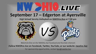 OHSAA High School Volleyball - Edgerton at Ayersville - 9/17/24