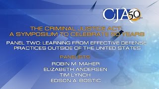 The Criminal Justice Act: A Symposium to Celebrate 50 Years (Part 3)
