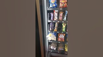 Stuck snacks in the vending machine
