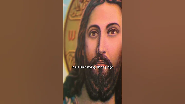 Did Jesus really say that we should not judge at all? | #shorts