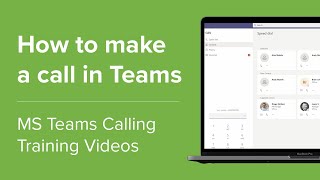 Make a call - Microsoft Teams Training