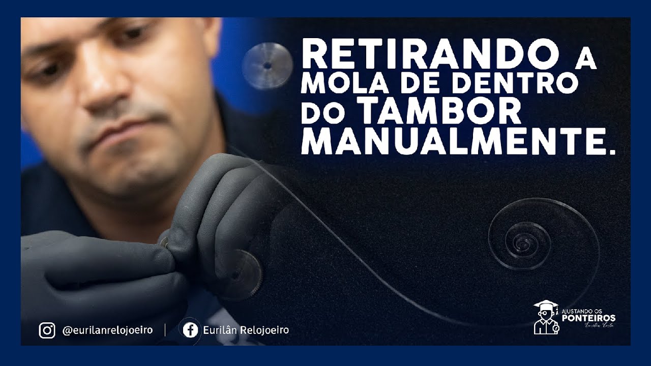 Mola do Tambor: Como Retirar e Enrolar no Relógio Automático