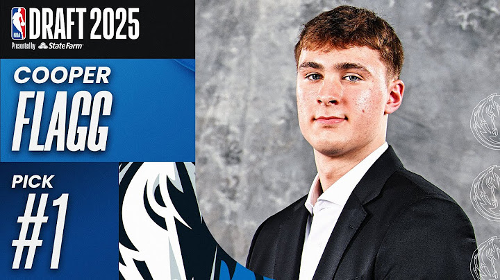 Cooper Flagg goes #1 overall by the Dallas Mavericks in the 2025 NBA Draft!