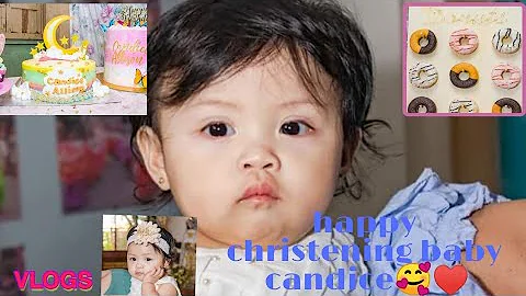Candice Allison christening and birthday