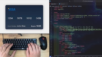 ASMR Programming - Coding Credit Card - No Talking