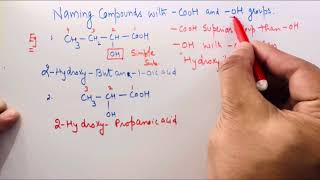 How to write iupac of polyfunctional Carboxylic acid