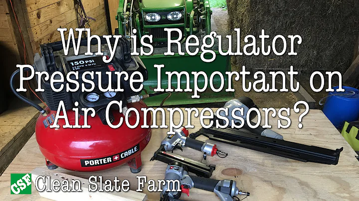 Regulator Pressure on Air Compressors