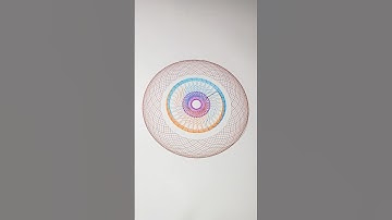 Hypnotic Spirograph Shorts: Mesmerizing Patterns for Relaxation! #2024 #art #satisfyingart #shorts