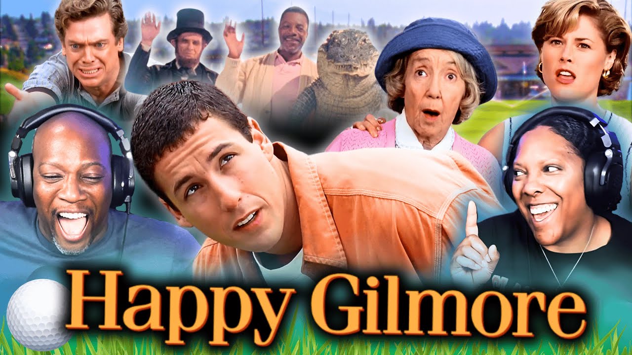 The Best Adam Sandler Movie Ever - HAPPY GILMORE 1996 - First Time Watching