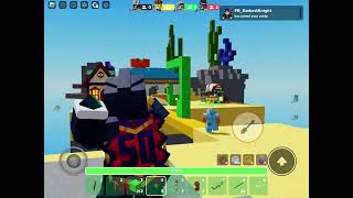 Roblox skywars with friend and TheDarkestKnight