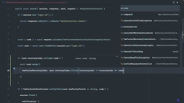 Two-factor authentication in AdonisJS - Log in with recovery codes #adonisjs