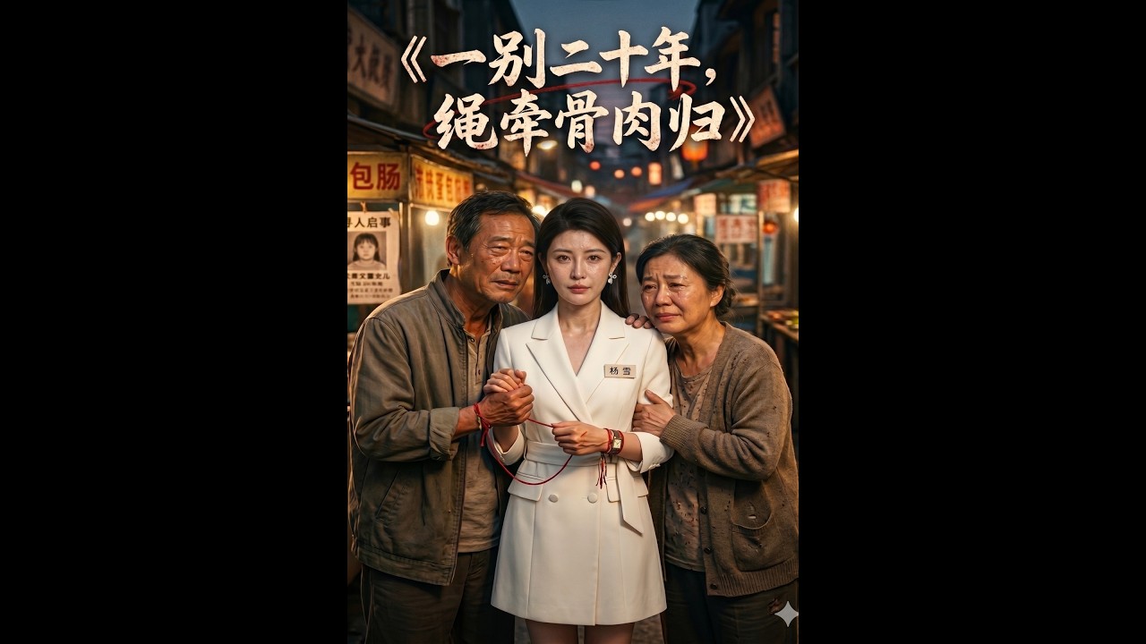 【一口气看完】《一别二十年，绳牵骨肉归》#短剧 #AI短剧 #逆袭 #drama #爽剧 #鲨鱼先生