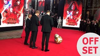 BB8 perfected his Royal bow to meet Princes William and Harry!