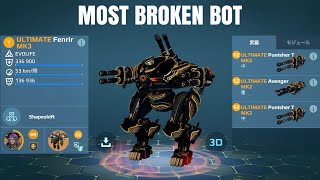 [WR] 14M Damage Gameplay (No Titan) | UE FENRIR w/ UE Avenger & Punisher T | War Robots screenshot 3