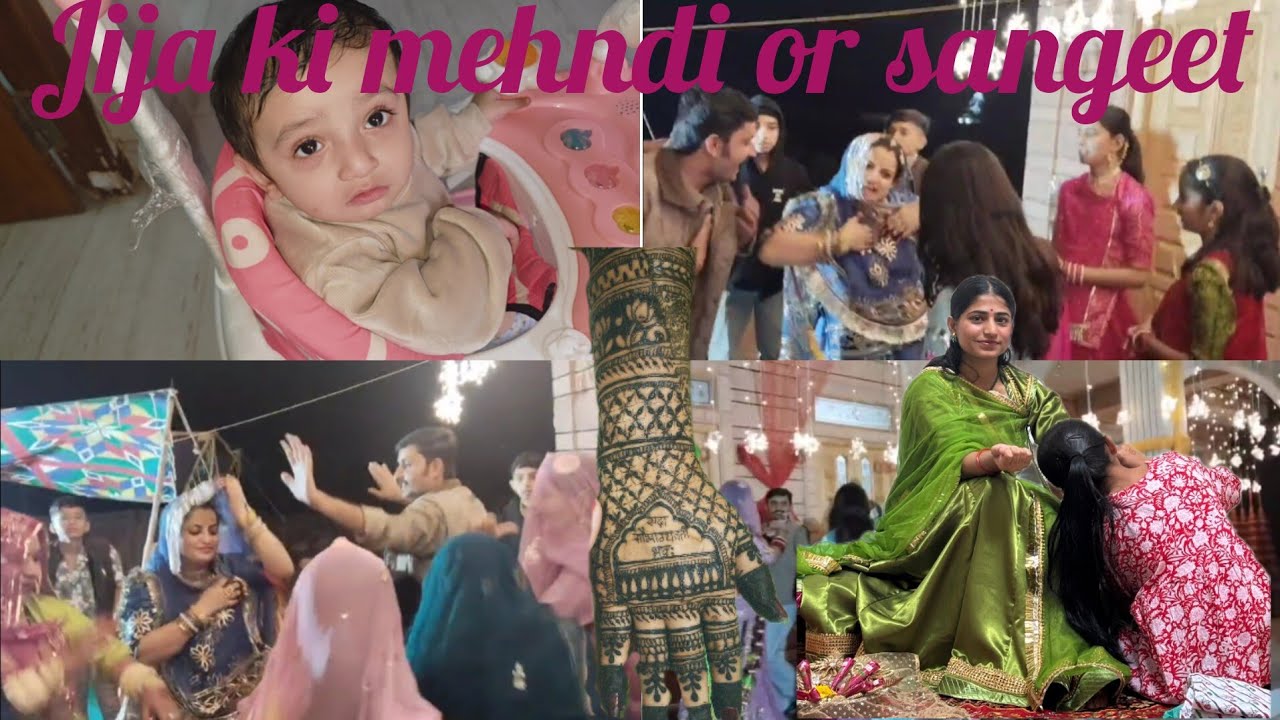 Mehndi and sangeet 🫶🏻🪷//#